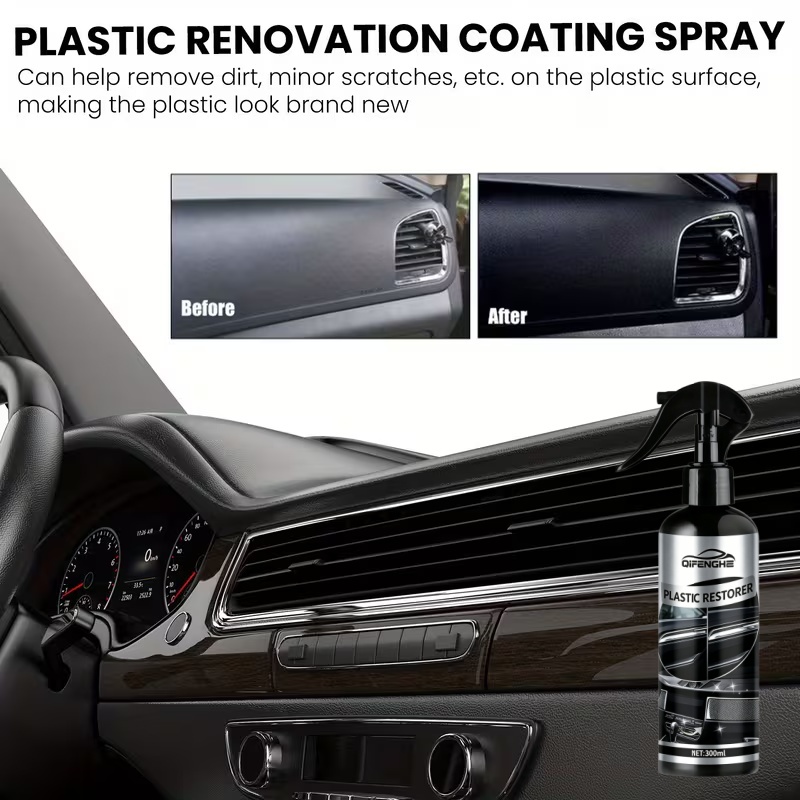 300ml Long-Lasting Plastic Res - Trim Restorer Plastic 评论和价格