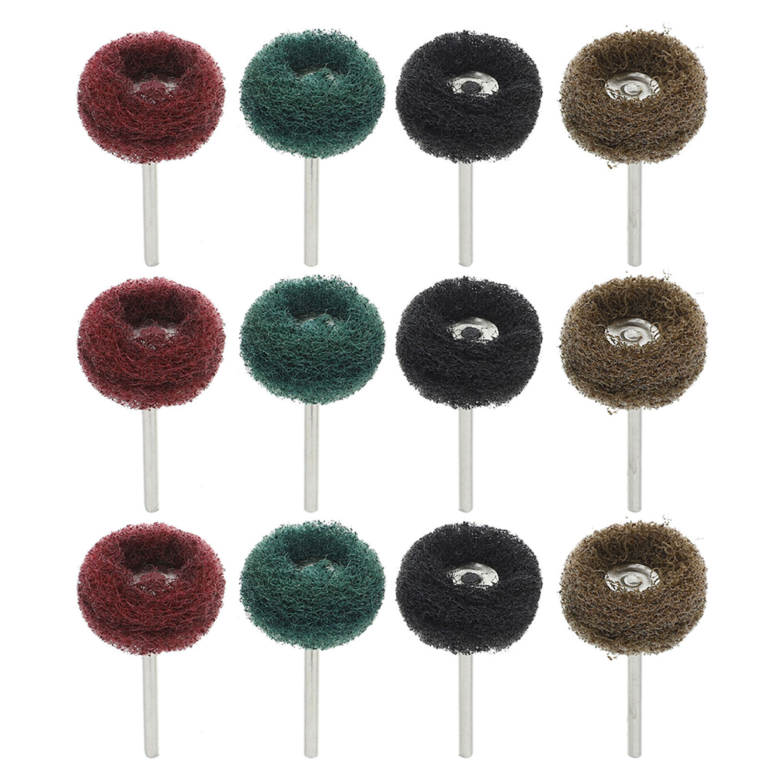 24Pcs Nylon Fiber Polishing Bu - Polish Pad Set Buffer 评论和价格