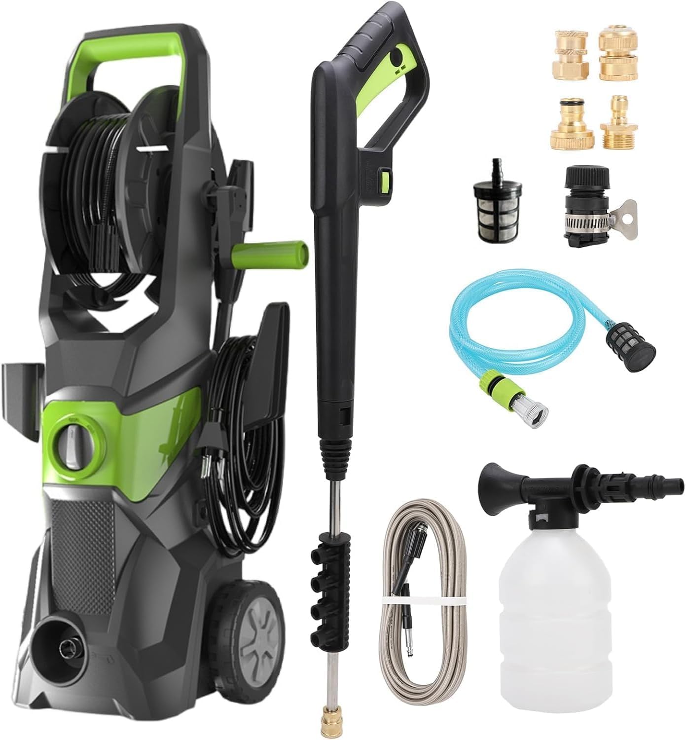 4000PSI Electric Pressure Wash - Pressure Washer Foam Gun 评论和价格